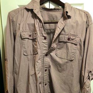 Calvin Klein Men’s Large Button Down